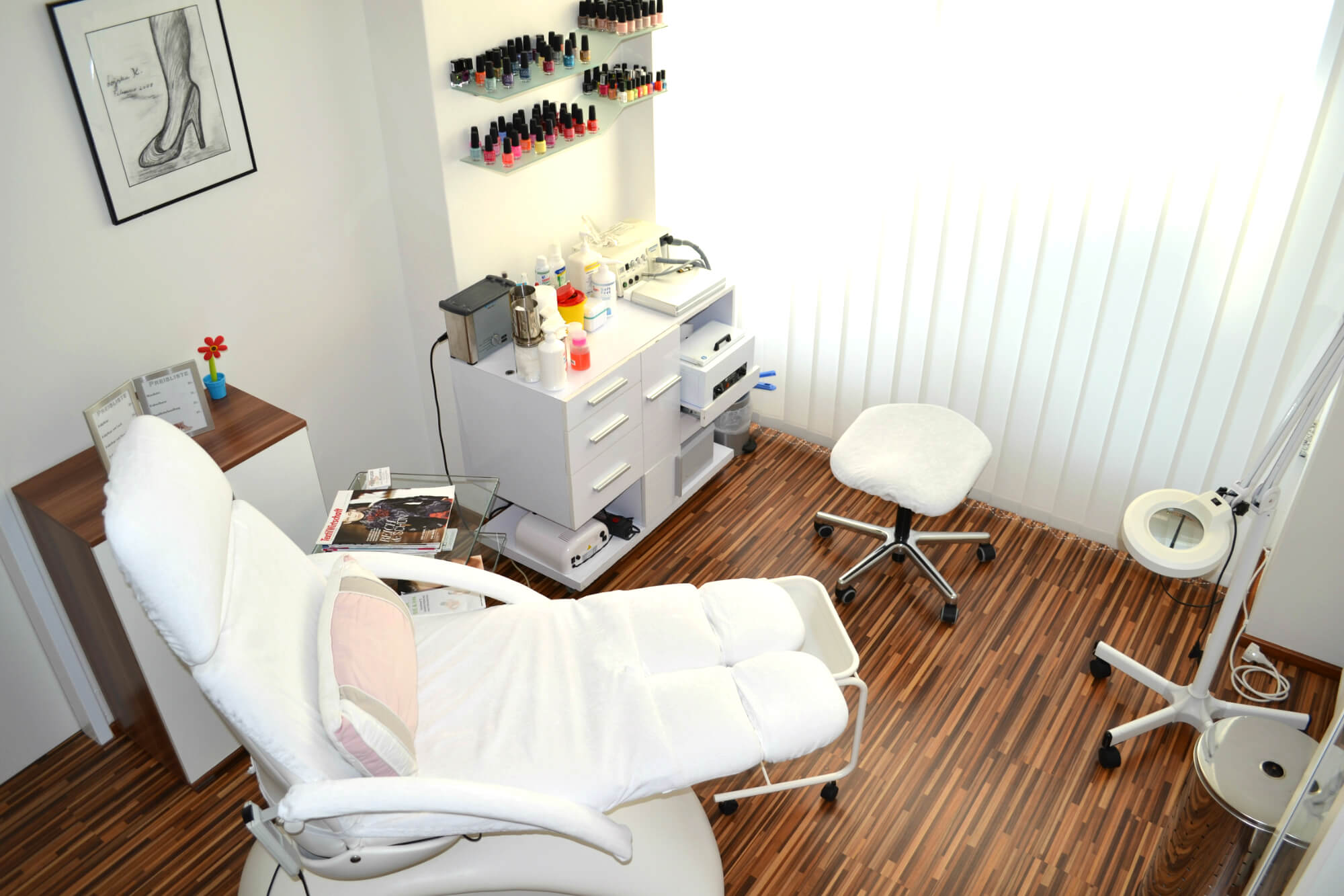 Behandlungsraum Fußpflege Manuela